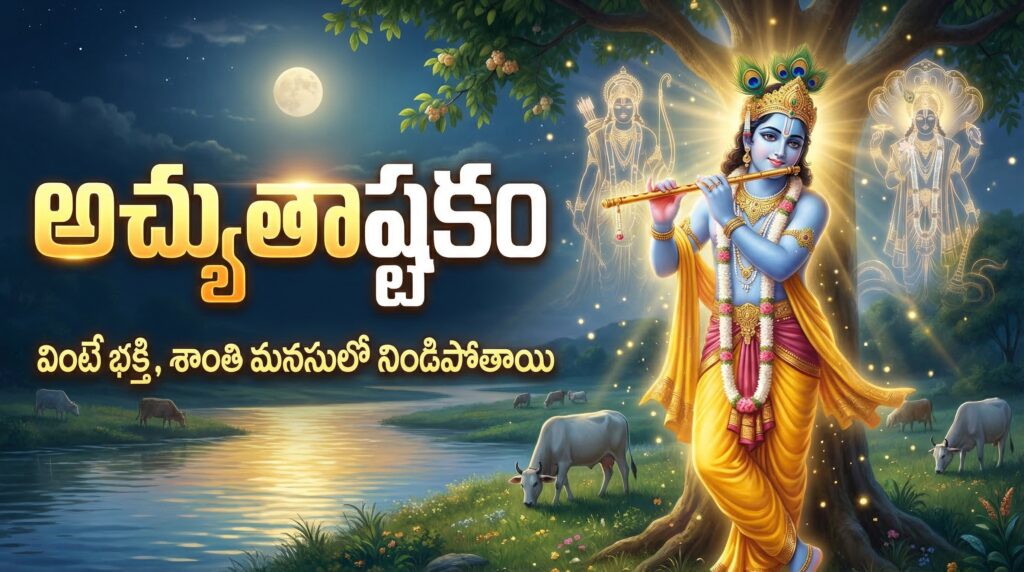 అచ్యుతాష్టకం | Achyutashtakam Telugu