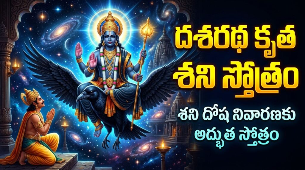 Shani Stotram Dasharatha Krutam – sacred hymn to seek blessings of Lord Shani