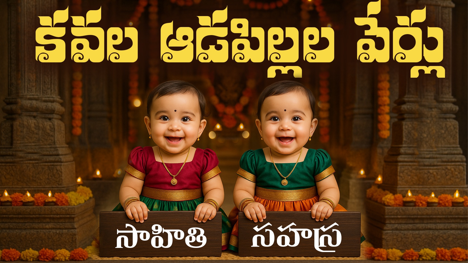 కవల ఆడపిల్లల పేర్లు