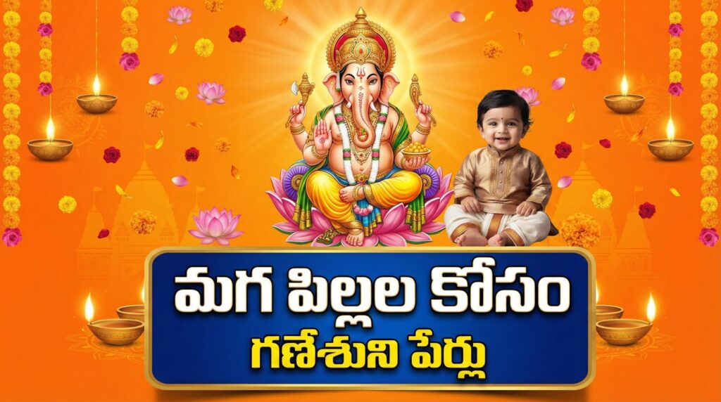 Baby boy names inspired by Lord Ganesha with meanings