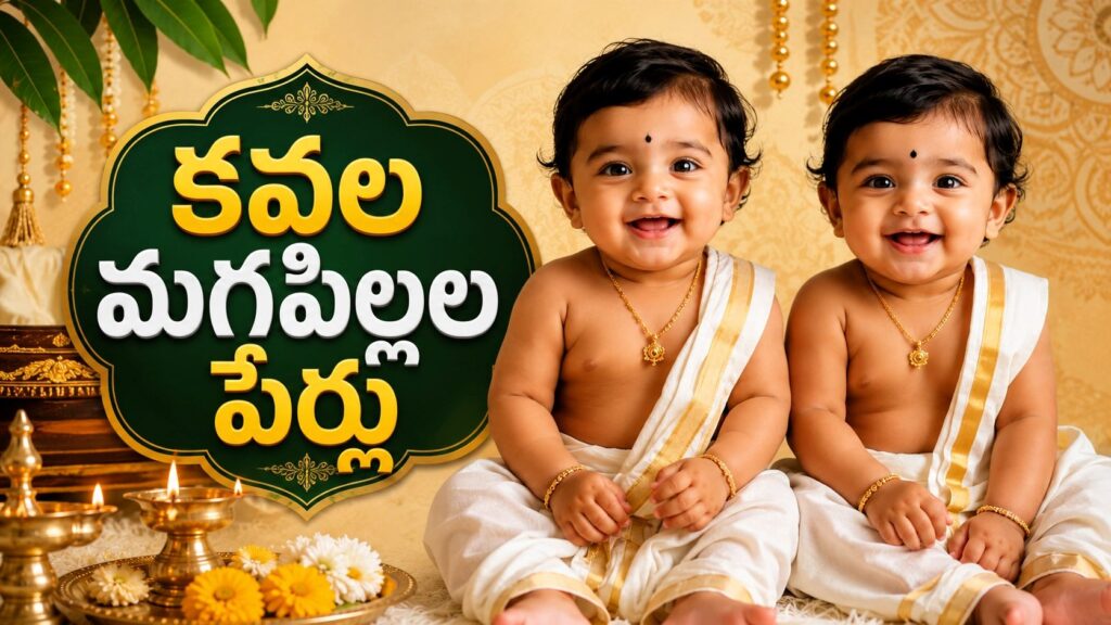కవల అబ్బాయిల కోసం అందమైన మరియు ఆధునిక పేర్లు