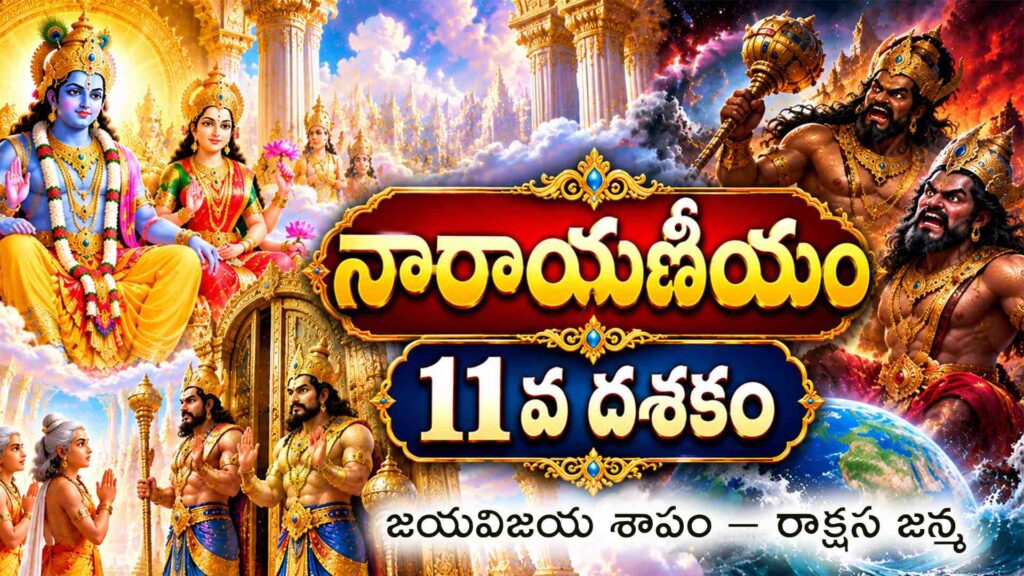 నారాయణీయం 11వ దశకం – సనకాది మునుల వైకుంఠ దర్శనం