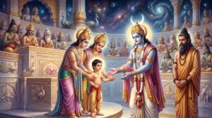శివలింగం, బిల్వదళాలు, అభిషేకం మరియు ఆలయ నేపథ్యంతో శ్రావణ మాస మహాత్మ్యాన్ని సూచించే భక్తిమయ దృశ్యం.