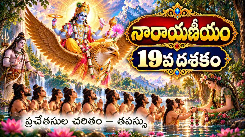 నారాయణీయం 19వ దశకం – ప్రచేతసుల తపస్సు మరియు భక్తి