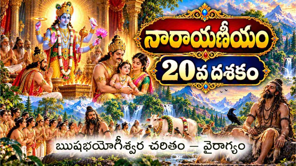 నారాయణీయం 20వ దశకం – ఋషభయోగీశ్వరుని చరితం