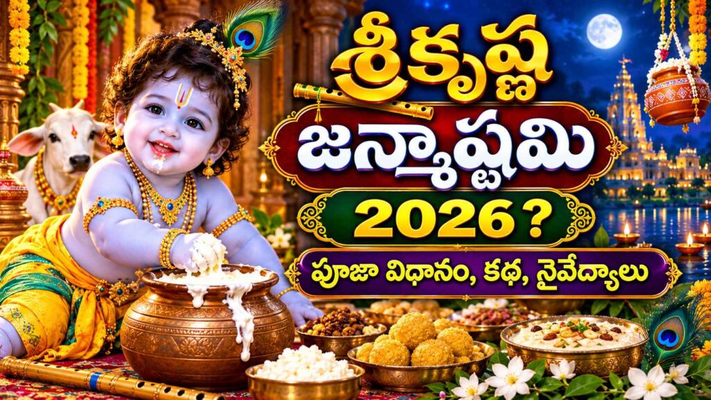 శ్రీకృష్ణ జన్మాష్టమి 2026 బాలకృష్ణుడి పూజ