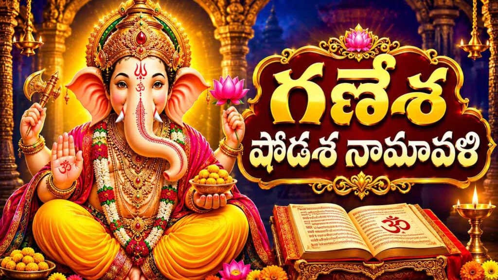 గణేశ షోడశ నామావళి మరియు షోడశనామ స్తోత్రం