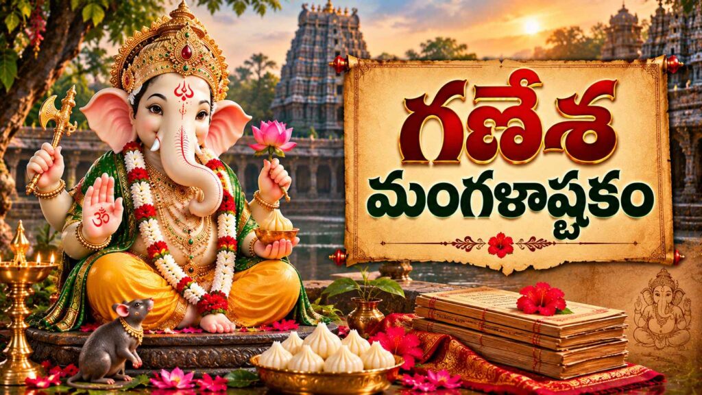 గణేశ మంగళాష్టకం శ్రీ గణపతి మంగళ స్తోత్రం