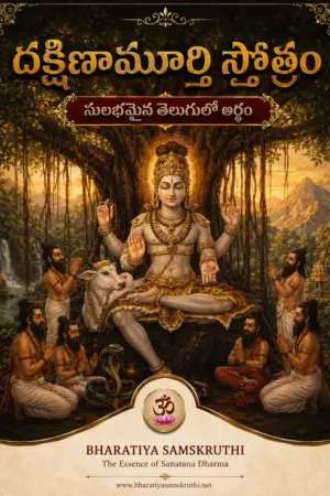 దక్షిణామూర్తి స్తోత్రం అర్థం తెలుగులో