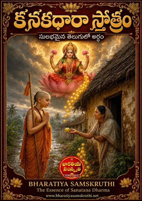 కనకధారా స్తోత్రం అర్థం తెలుగులో – Kanakadhara Stotram Meaning