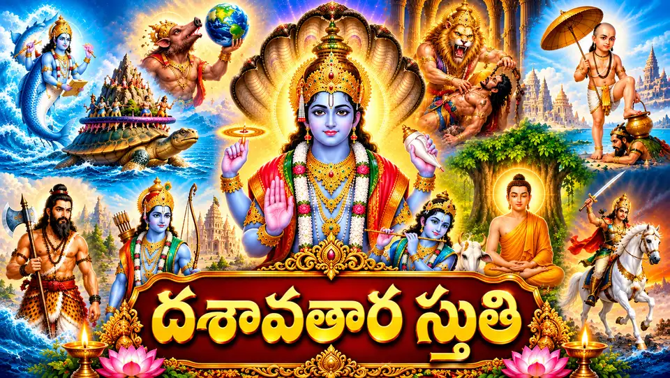 శ్రీ మహావిష్ణువు దశావతార స్తుతి