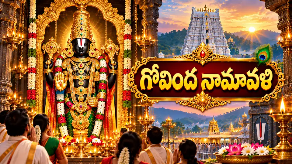 Govinda Namavali devotional image
