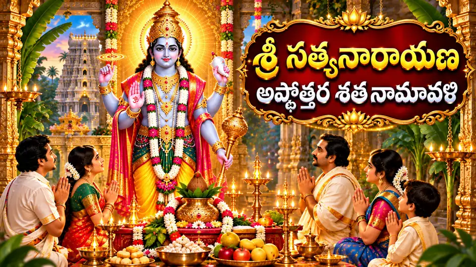 శ్రీ సత్యనారాయణ స్వామి అష్టోత్తర శతనామావళి