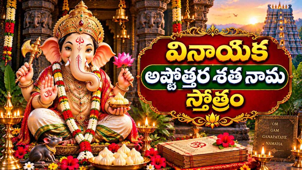 వినాయక అష్టోత్తర శత నామ స్తోత్రం శ్రీ వినాయకుడు