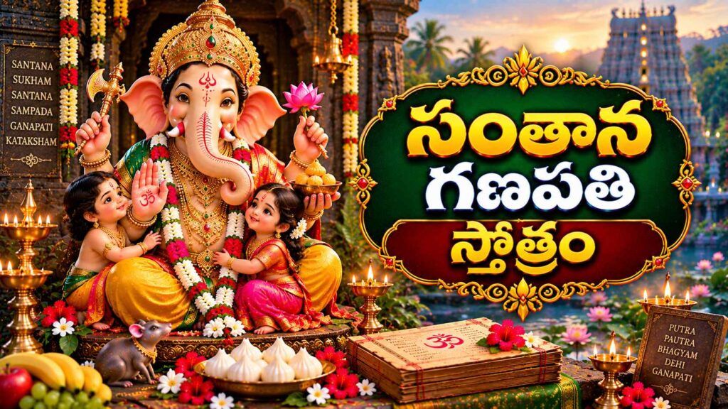 సంతాన గణపతి స్తోత్రం శ్రీ సంతాన గణపతి