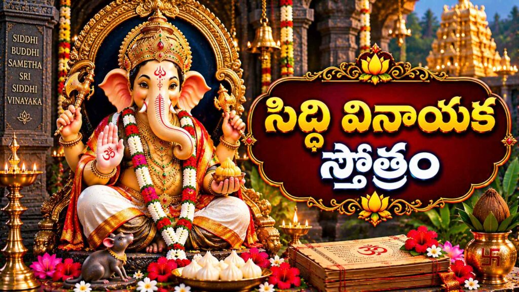 సిద్ధి వినాయక స్తోత్రం శ్రీ సిద్ధి వినాయకుడు