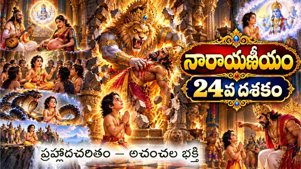 నారాయణీయం 24వ దశకం – ప్రహ్లాదుని అచంచల భక్తి
