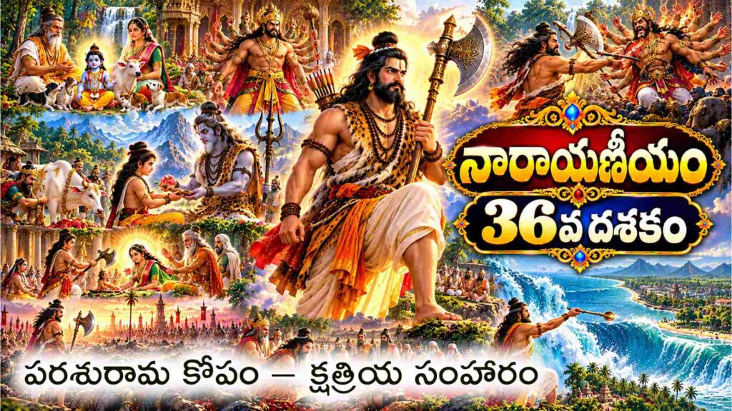 నారాయణీయం 36వ దశకం – పరశురామావతారం